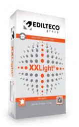 EDILTECO XXLIGHT - MORTIER LEGER AVEC ISOLANT + FIBRES