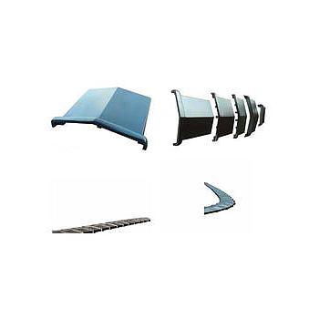 COUVRE-MUR GRES VERNISSE BRUN 36cm - 